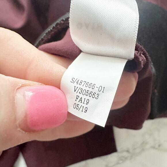 Athleta Venice Pintuck Pull On Pants Antique Burgundy Women’s Size XL - Picture 9 of 13